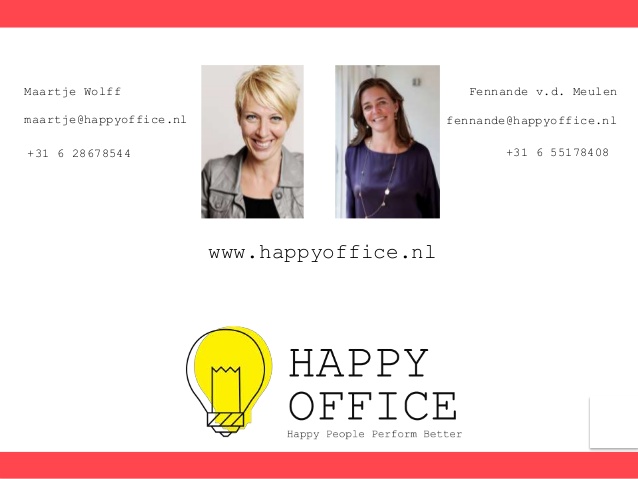 Happy Employees lead to Happier Customers and Better Business according to Maartje and Fennande